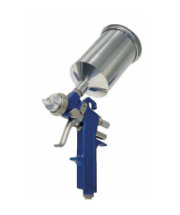 W 1 gravity-feed spray gun with aluminium cup