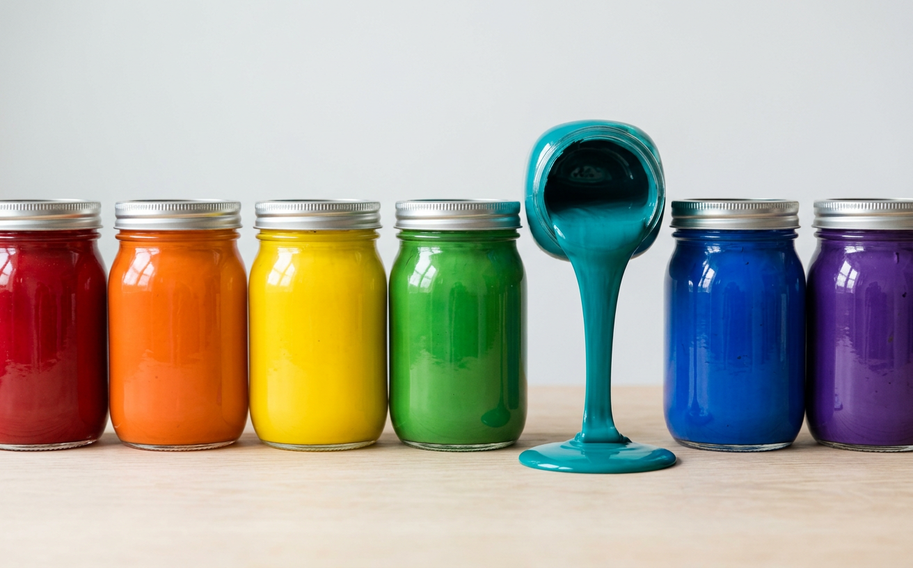 Universal colorant pastes and swatches for PU, epoxy and other resins
